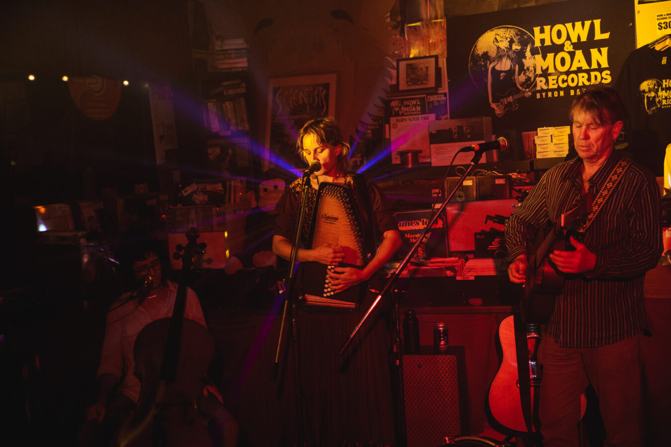 MusicNSW Regional Tours 2024
Winding North Tour - Bella Frankie at Howl & Moan Records, Byron Bay

Photos by Hamish McCormick